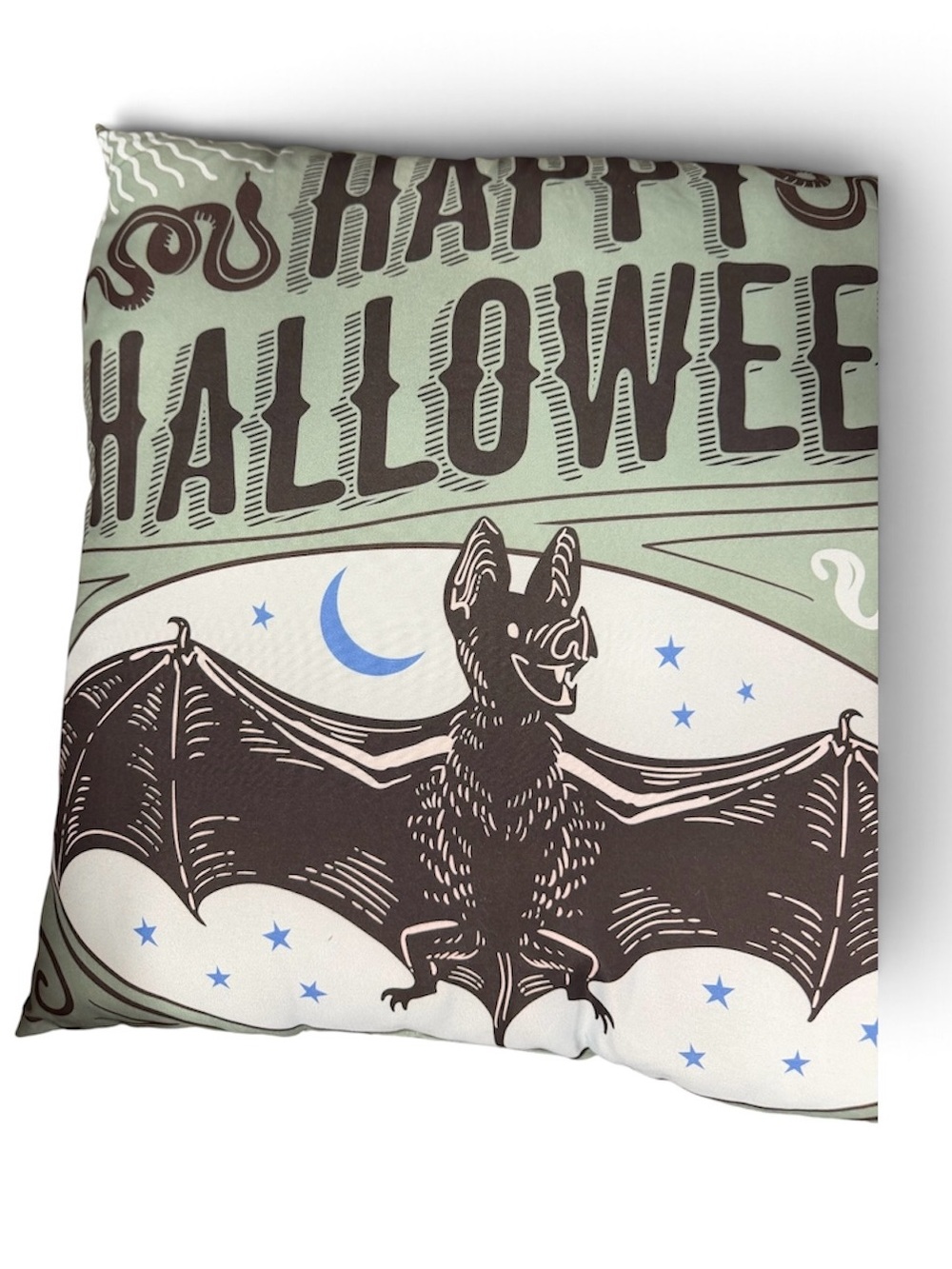 Bat Happy Halloween 18x18 Throw Pillow By City Living